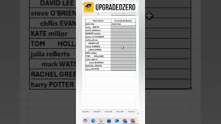 Remove Extra Spaces & Format Text in Excel! | TRIM + PROPER Function #Excel