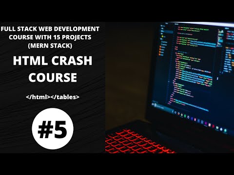 html tables || full stack web development course with 15 projects || mern stack, Lecture 5