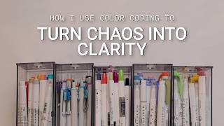📒 PLANNING 101: How to Color Code Your Planner | Easy System for Staying Organized | Cloth & Paper