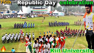 75th Republic day celebration in kiit University 🇮🇳🔥🇮🇳 @bimal_vlog_diary @KIIT_University