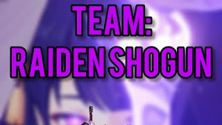 Best Team: Raiden Shogun | Genshin Impact Baal Yoimiya Eula Tartaglia