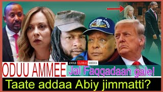 Taate addaa Abiy jimmatti//Jaal Faqqadan gale//Gaza keessa duguugga//7/29/2025 AGM