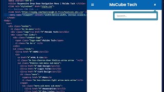 How To Create a Fully Responsive Menu | Navigation Bar | Header #htmlcss
