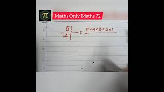#factorial  5 factorial by 4 factorial | Permutation and Combination | Factorial | ISC Class 11