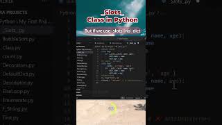 _Slots_ in Python #PythonTips #PythonDev #PythonTricks #PythonProgramming #learnpython #programming