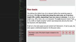 Flex Item Properties - flex-grow, flex-shrink, and flex-basis