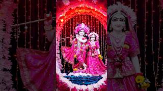 Feel This Song..🫀🦚 Shyama Aan baso vrindavan mai🌼#radheshyam#radharani#krishna#shortsfeed #ytshorts