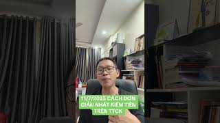 CÁCH ĐƠN GIẢN NHẤT KIẾM TIỀN TRÊN TTCK #hieuhanhgia #satthukinhte #sieucophieu #superstock #cophieu
