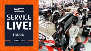 🔴 Saturday Service Show LIVE | WRC Secto Rally Finland 2025