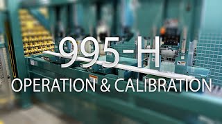 995-H Jamb Routing System Operation & Calibration