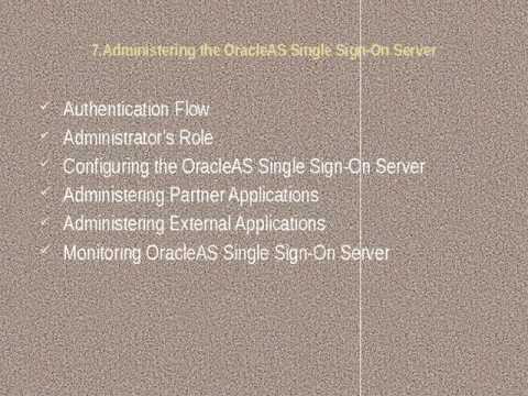 ORACLE APPLICATION SERVER ADMIN ONLINE TRAINING