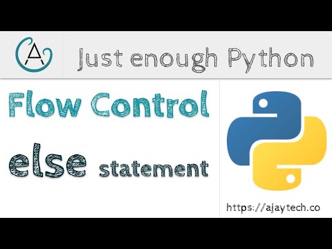 Python else statement | Just enough Python