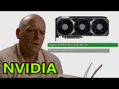 Nvidia watching The RX 9070 XT Benchmarks