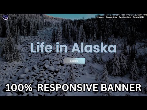 Popular Banner | Navbar Responsive | Animated Button & Underline | Background Video | HTML CSS JS