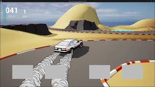 UE5 Mobile Racing/Rally/Drifting Game. Drifting Physics Test 01 (Keyboard gameplay)