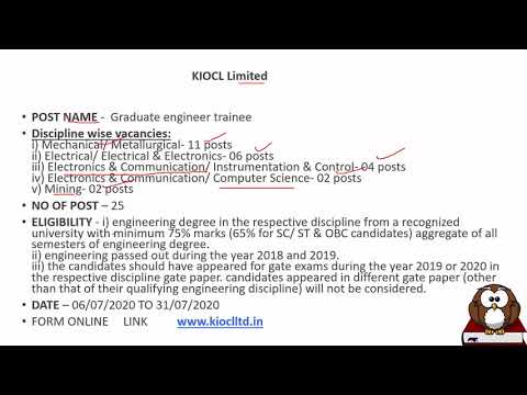Employment news - July second week