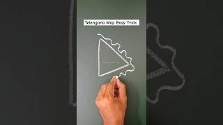 telengana map drawing easy | telengana map drawing | telengana map drawing easy trick