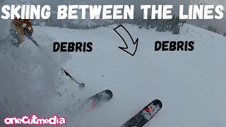 Skiing Between the Lines or the Avalanche Debris  onecutmedia