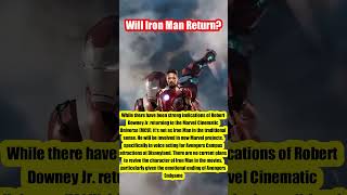 Will Iron Man Comeback? #IronManReturns #MarvelTheory #MCUShorts