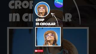 How To Crop Photos In Circular Shape in Canva  #jaseir #shorts #CanvaTips #designhacks #CircularCrop