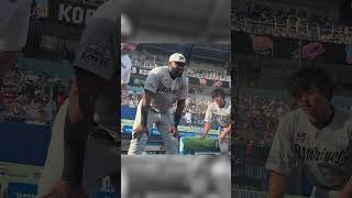 ポランコ選手の試合前声出しをカメラが撮影！#chibalotte