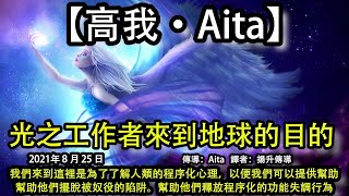 光之工作者來到地球的目的【高我·Aita】我們來到這裡是為了了解人類的程序化心理，以便我們可以提供幫助。幫助他們擺脫被奴役的陷阱。幫助他們釋放程序化的功能失調行為