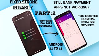 😱 play integrity fix & banking apps on rooted phones
