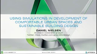 Intro - Using Simulations in development of comfortable urban spaces and sustainable building ...