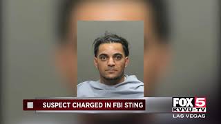 Suspect charged in Las Vegas FBI sting