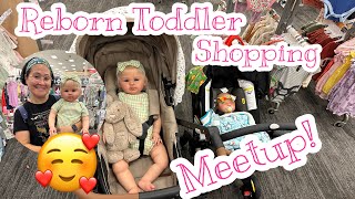 Reborn Toddler Shopping Meetup! Most Random Reborn Mommy Meetup! Josie’s First Outing!