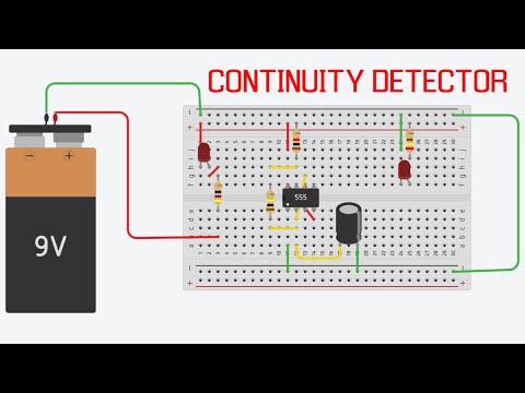 555 IC Continuity Tester: Diode, LED, and Wire Checker - DIY Guide!
