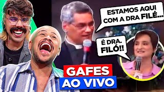 MICOS E GAFES EM REPORTAGENS AO VIVO #6 | Diva Depressão