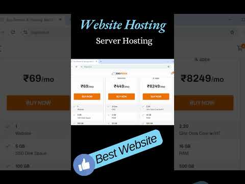 Best web hosting, server hosting site #websitehosting