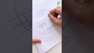4 Crazy Tips for Drawing Face 😱 👩🏻 #shorts