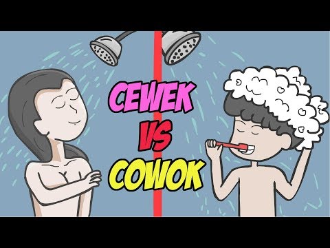 CEWEK VS COWOK  | Kartun Lucu (Animasi Lucu)