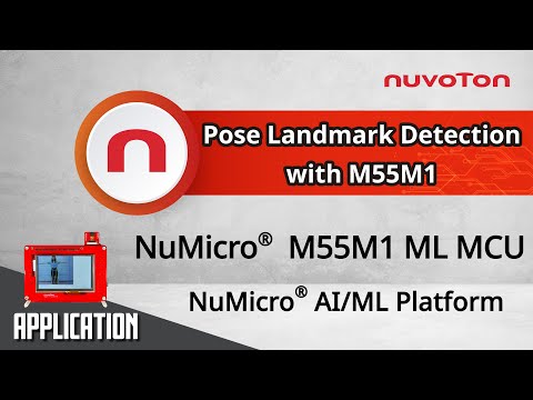 NuMicro® M55M1 MCU’s AI application – Pose Landmark Detection
