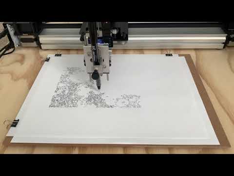 PLOTTER TIME: Moon geography 2 (AxiDraw V3)