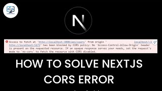 How to solve Next JS Cors Error || Cors Issue in Next Js || Axios Error || Hindi Explanation