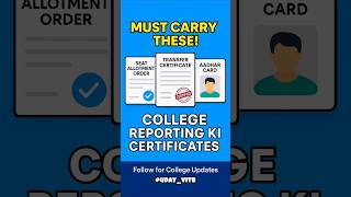 Certificates Required After Seat Allotment for College Reporting | AP EAMCET 2025 Counselling Guide