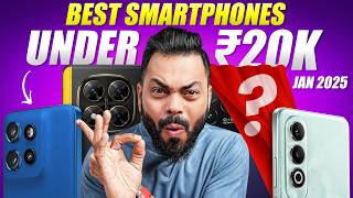 Top 5 Best Smartphones Under ₹20000 Budget ⚡ January 2025