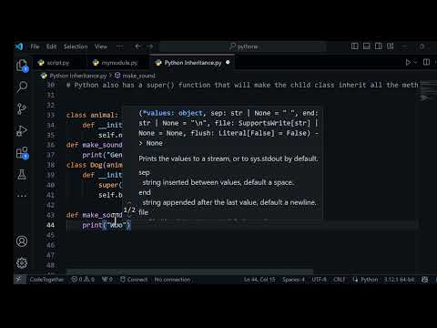 Python inheritance || __init__() Function || super() Function || PYTHON