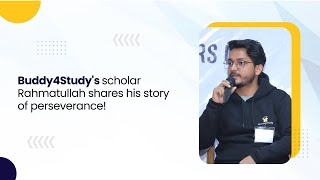 Scholarship beneficiary Rahmatullah found support in difficult times I Buddy4Study