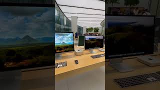 Tech Dreams in Reality 💻✨ Up Close with the Mac Pro & Mac Studio at the Apple🛍️ #apple #techlovers