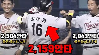 장성호와 함께 2,000안타를 넘게 치고도 골든 글러브가 단 한 개도 없는 '정성병자' 정성훈 이야기