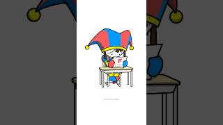Little Pomni😭x Jax😎The Amazing Digital Circus Adorable Animation #cat #cute #catlover #kitten