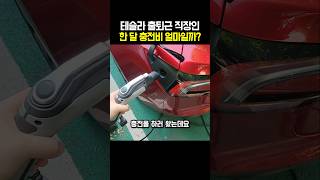 테슬라 출퇴근 직장인 한 달 충전비 얼마일까?