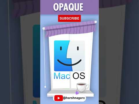 Transparency Level of Operating Systems - Harsh Nagar - #windows #linux #macos #operatingsystem