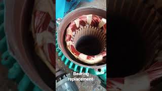 induction motor bearing replacement #howtorepair  #short