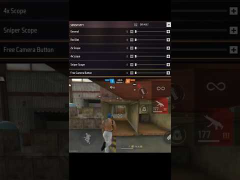Brazilian pro sensitivity free fire 2025🎯|Auto headshot tricks#shorts #shortsfeed