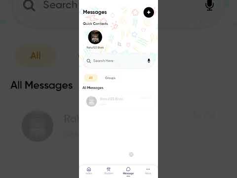 Message Page #reactnativeapp #reactnative #expo #mobileappdevelopment